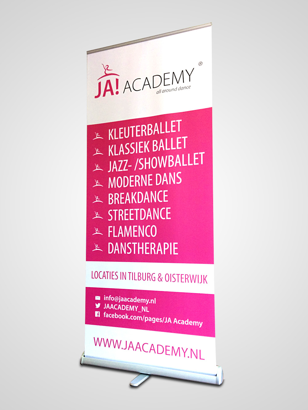 JA!Academy roll-up banner