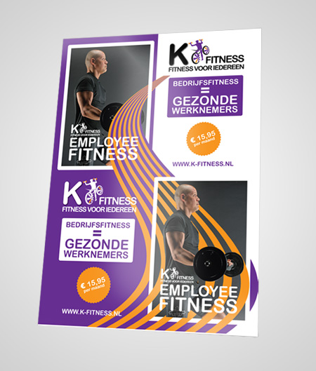 K-Fitness bedrijfs fitness folder